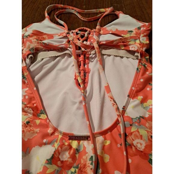 Medium Laundry by Design Shelli Segal Open Back One Piece Swimsuit Bathing Suit - Picture 5 of 6